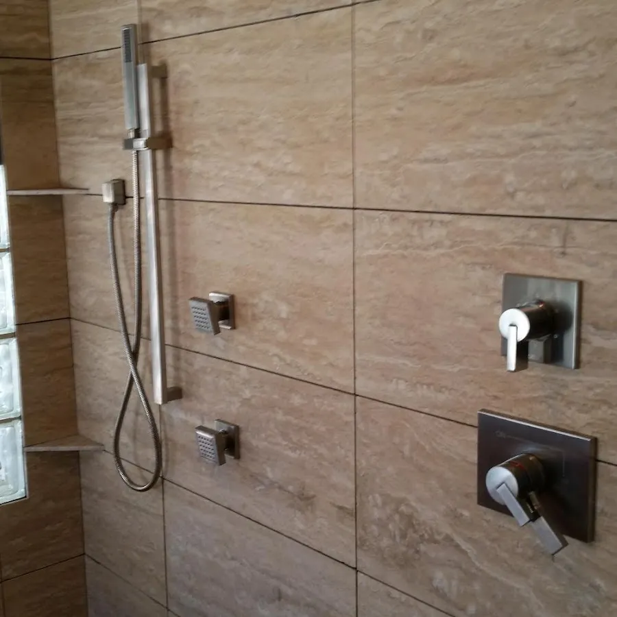 Shower fixture installation for Water Heater Replacement in Burlingame